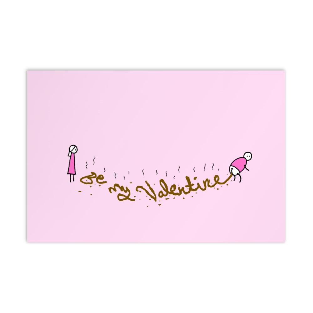 Be My Valentine - postcard
