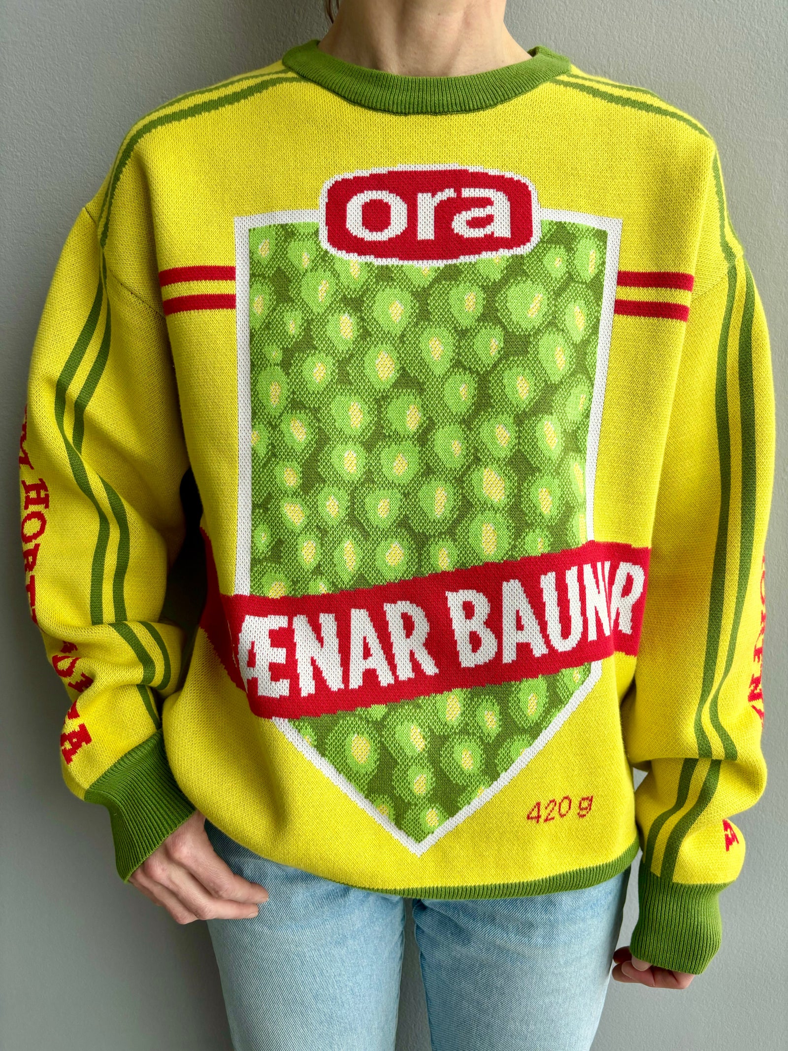 Grænar baunir - knitted sweater