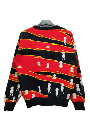 No swimming in the Lava - knitted sweater