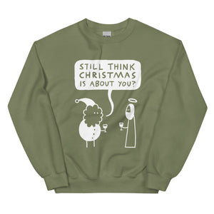 Santa vs. Jesus - sweater