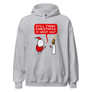 Santa vs. Jesus - hoodie