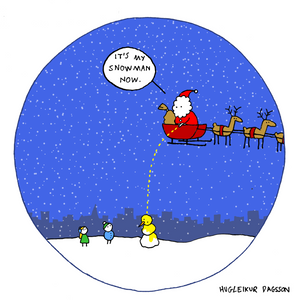 Santa Exposed - Christmas Cards