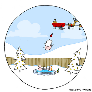 Santa Exposed - Christmas Cards