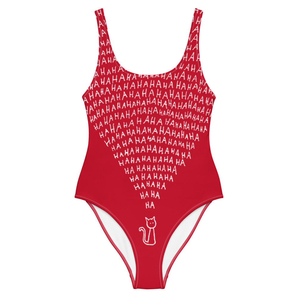 Ha Ha Ha Cat - Red