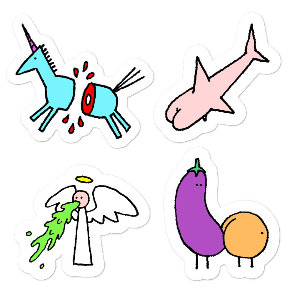 Cutesy stickers