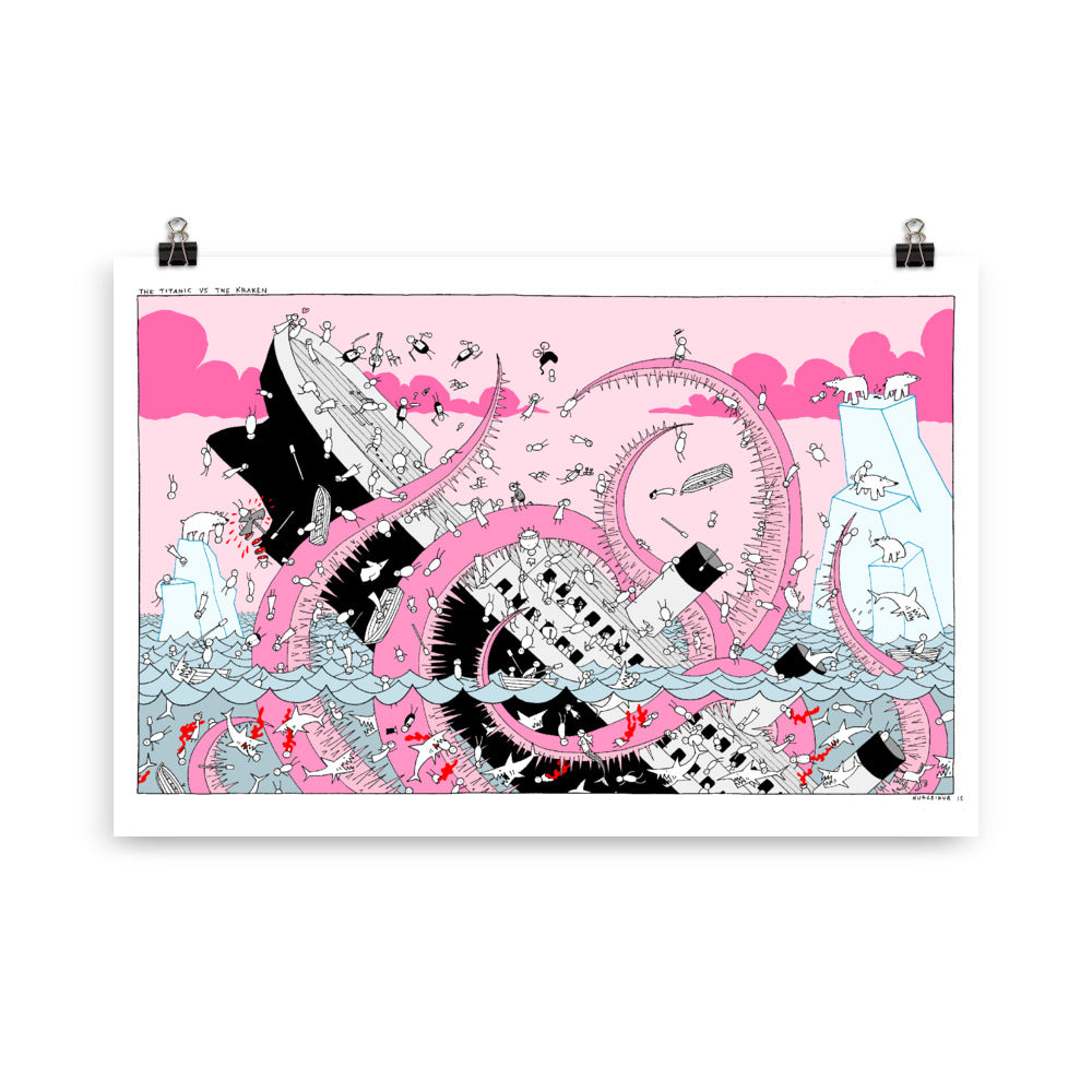 The Titanic versus The Kraken