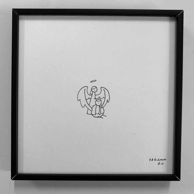 Pregnant Angel cuddles President