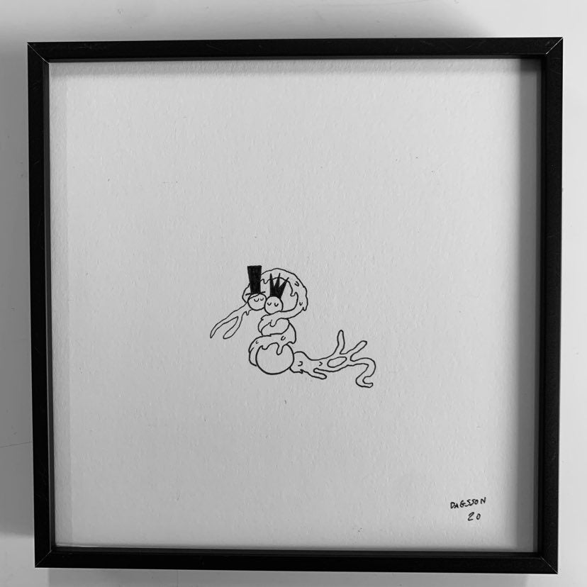 Slime Queen cuddles Yellow Snowman