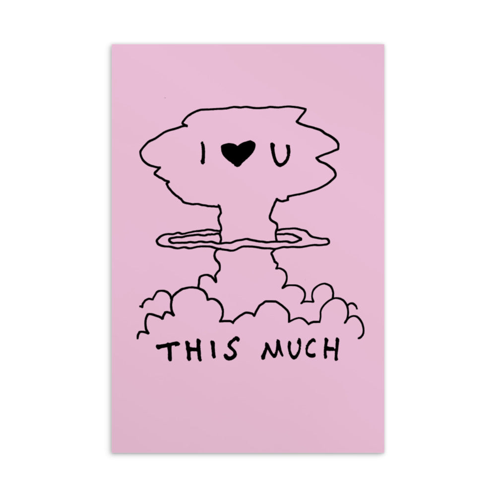 This much Apocalypse - postcard