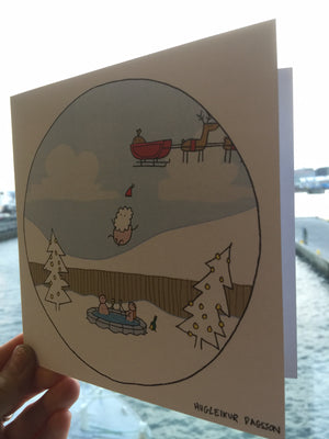 Santa Exposed - Christmas Cards